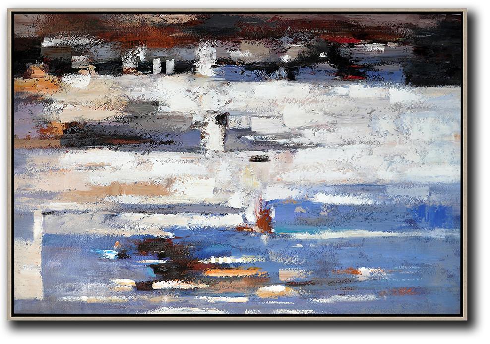 Oversized Horizontal Contemporary Art - Small Canvas Prints Extra Large